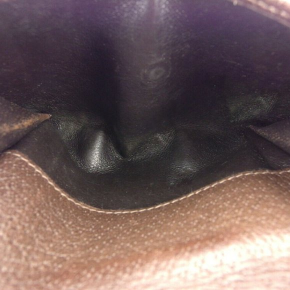 Gucci W Hook Wallet GG Canvas Beige Canvas ~ Leather Auth Used G1429 - Picture 3 of 10